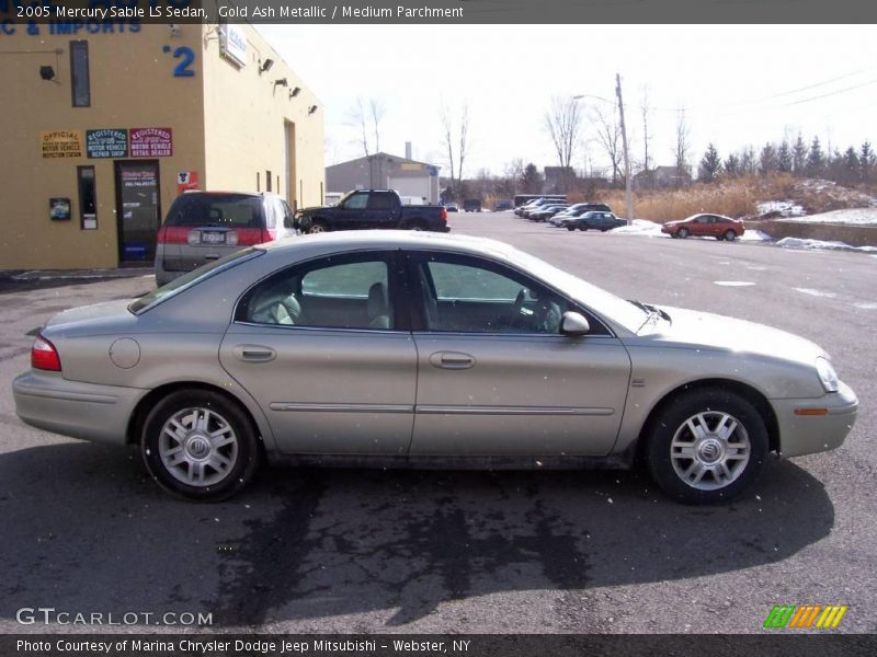 Gold Ash Metallic / Medium Parchment 2005 Mercury Sable LS Sedan