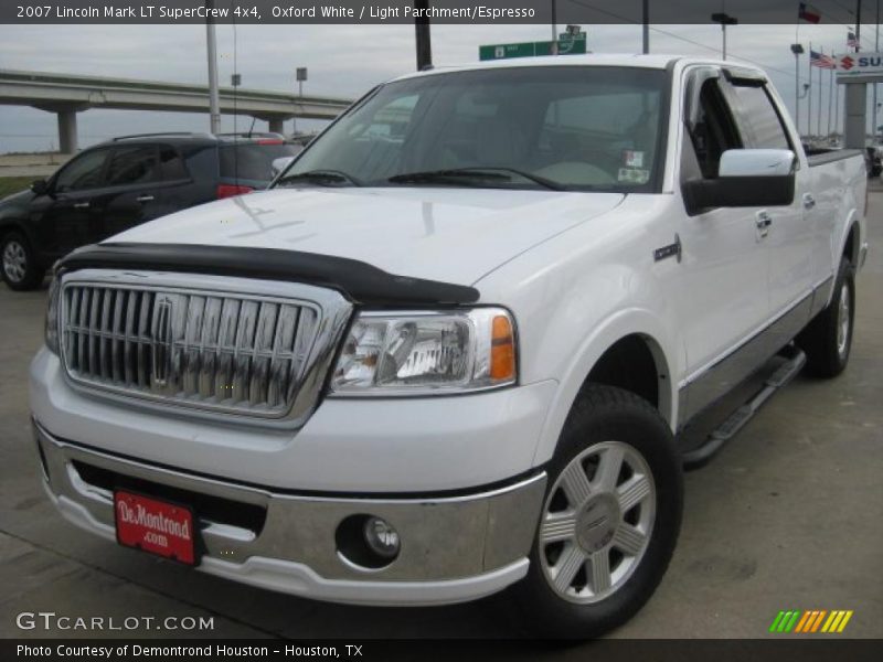 Oxford White / Light Parchment/Espresso 2007 Lincoln Mark LT SuperCrew 4x4