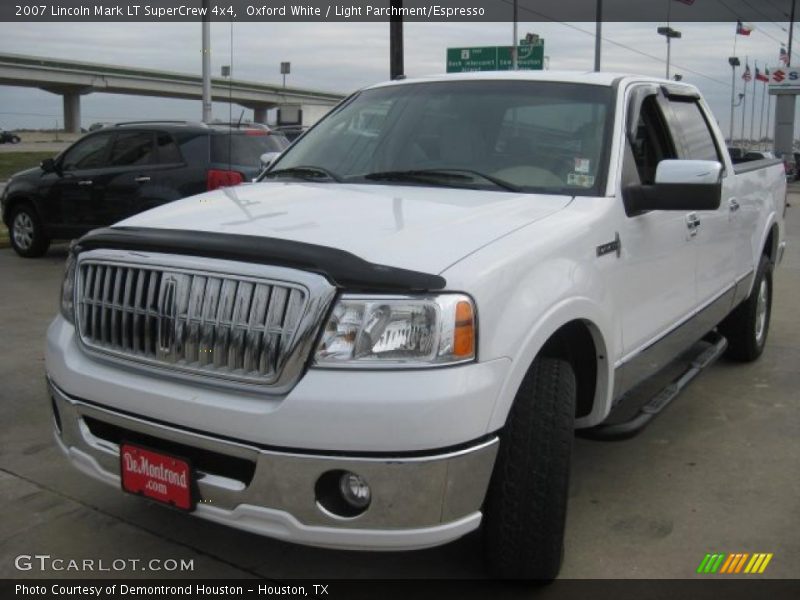 Oxford White / Light Parchment/Espresso 2007 Lincoln Mark LT SuperCrew 4x4