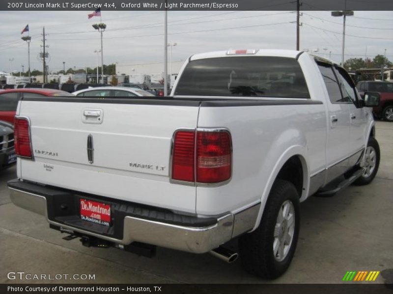 Oxford White / Light Parchment/Espresso 2007 Lincoln Mark LT SuperCrew 4x4