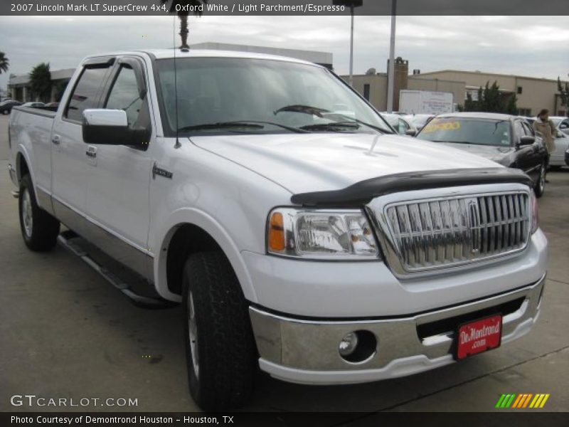 Oxford White / Light Parchment/Espresso 2007 Lincoln Mark LT SuperCrew 4x4