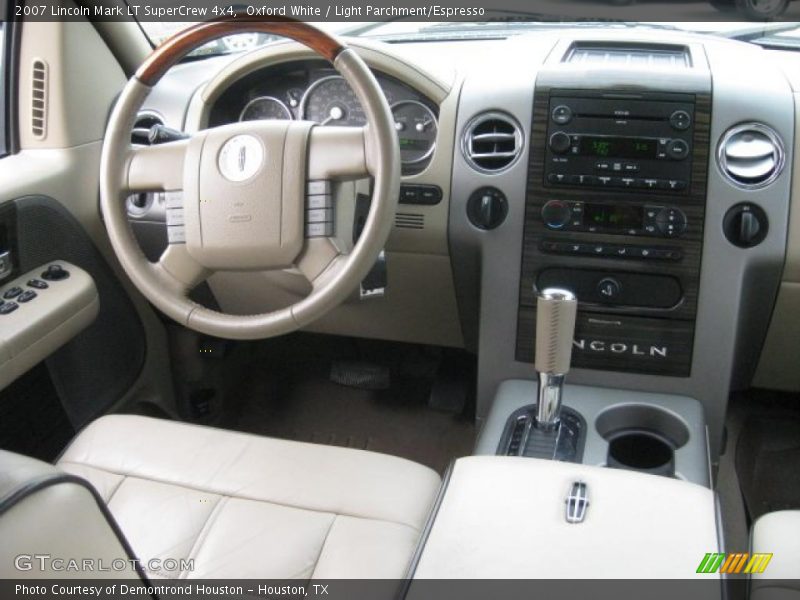 Oxford White / Light Parchment/Espresso 2007 Lincoln Mark LT SuperCrew 4x4