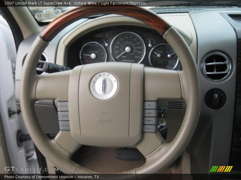 Oxford White / Light Parchment/Espresso 2007 Lincoln Mark LT SuperCrew 4x4