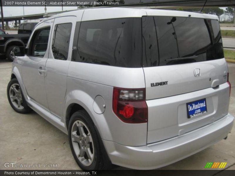 Alabaster Silver Metallic / Black/Titanium 2007 Honda Element SC