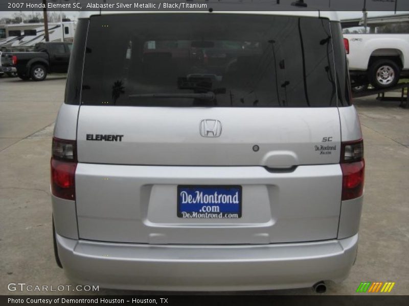 Alabaster Silver Metallic / Black/Titanium 2007 Honda Element SC