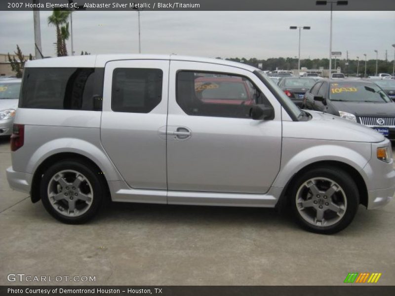 Alabaster Silver Metallic / Black/Titanium 2007 Honda Element SC