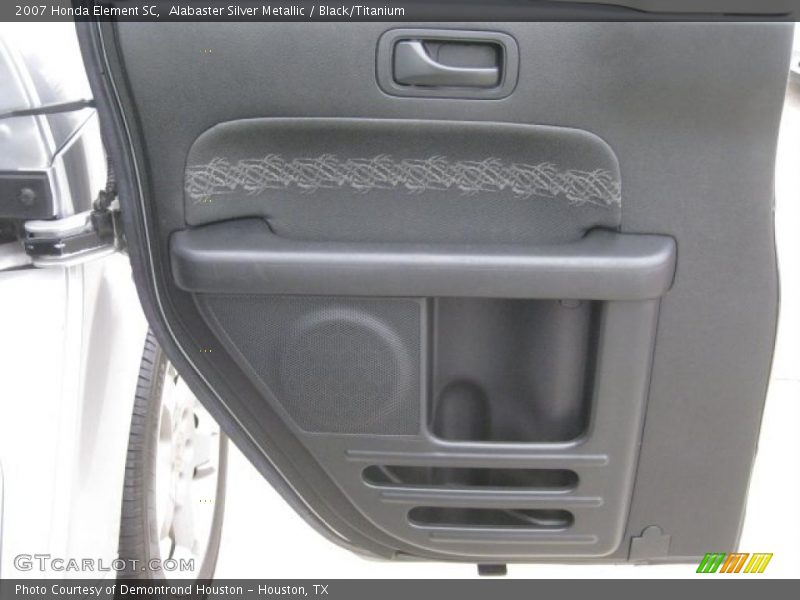 Alabaster Silver Metallic / Black/Titanium 2007 Honda Element SC