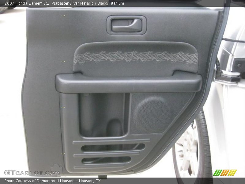 Alabaster Silver Metallic / Black/Titanium 2007 Honda Element SC