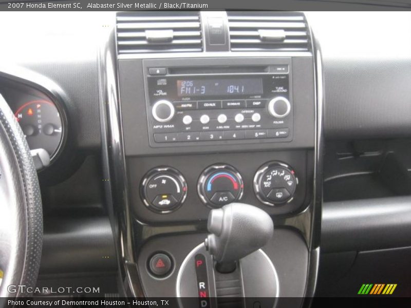 Alabaster Silver Metallic / Black/Titanium 2007 Honda Element SC