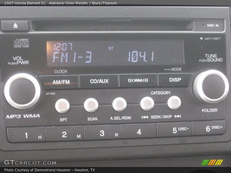 Alabaster Silver Metallic / Black/Titanium 2007 Honda Element SC