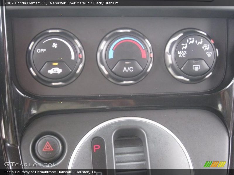 Alabaster Silver Metallic / Black/Titanium 2007 Honda Element SC