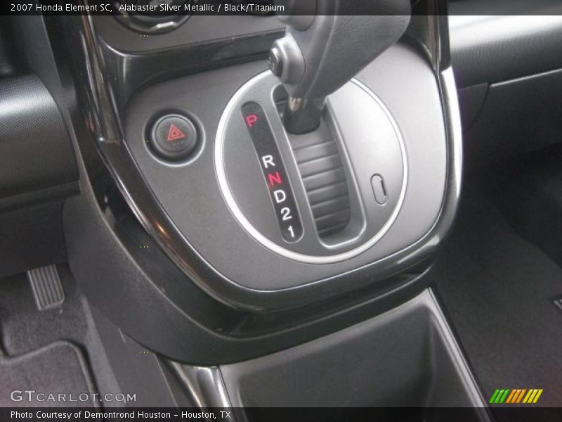 Alabaster Silver Metallic / Black/Titanium 2007 Honda Element SC