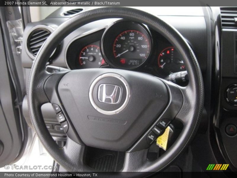 Alabaster Silver Metallic / Black/Titanium 2007 Honda Element SC