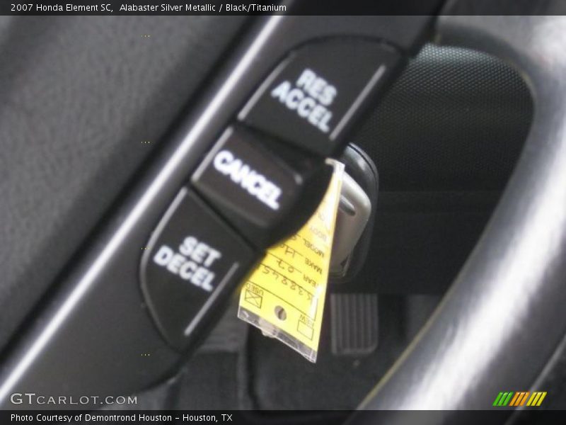 Alabaster Silver Metallic / Black/Titanium 2007 Honda Element SC