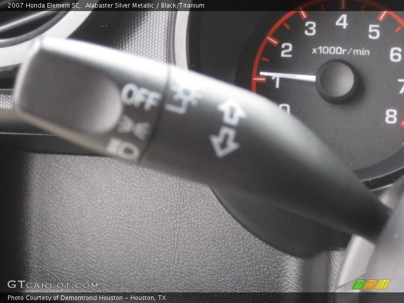 Alabaster Silver Metallic / Black/Titanium 2007 Honda Element SC