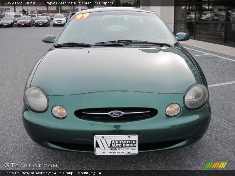 Tropic Green Metallic / Medium Graphite 1999 Ford Taurus SE
