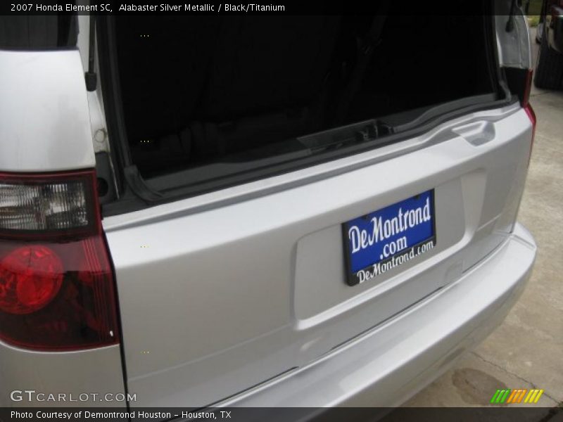 Alabaster Silver Metallic / Black/Titanium 2007 Honda Element SC