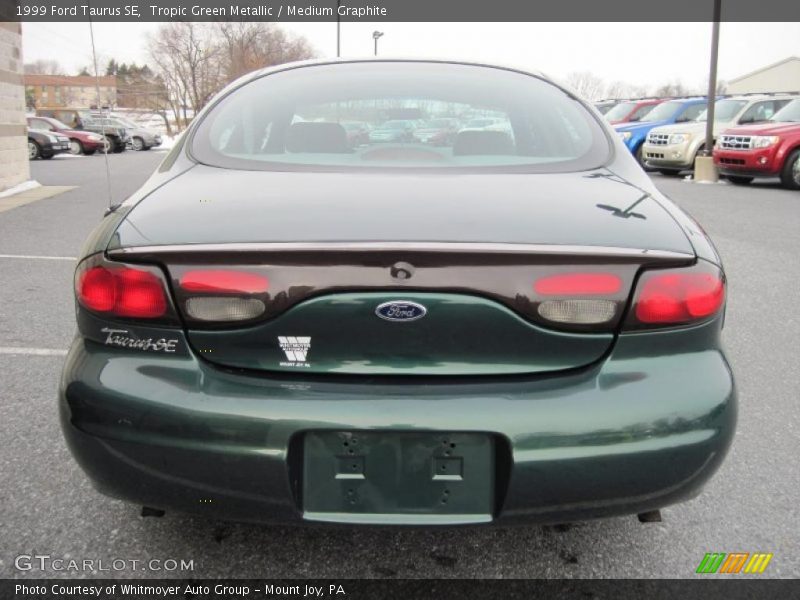 Tropic Green Metallic / Medium Graphite 1999 Ford Taurus SE