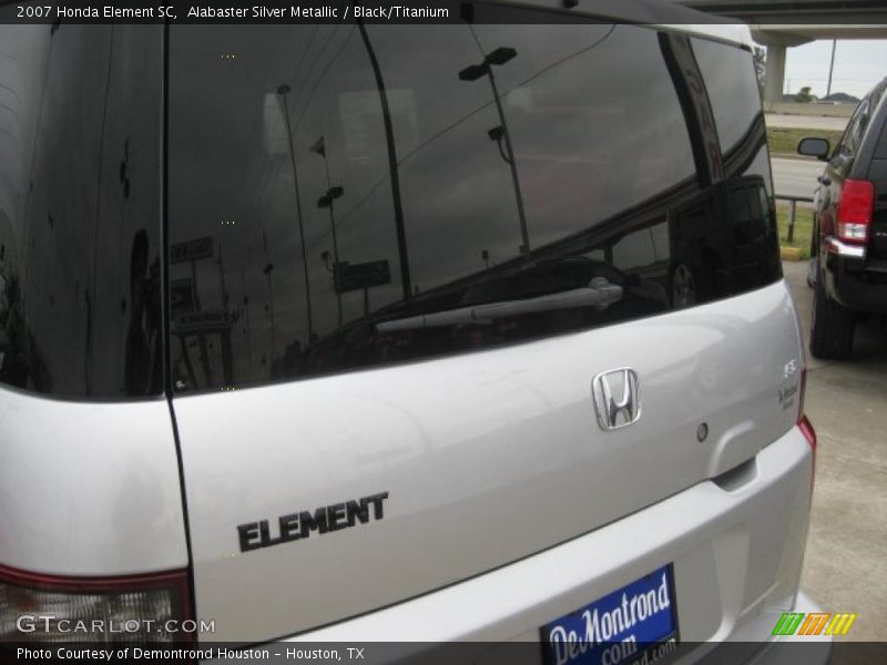 Alabaster Silver Metallic / Black/Titanium 2007 Honda Element SC