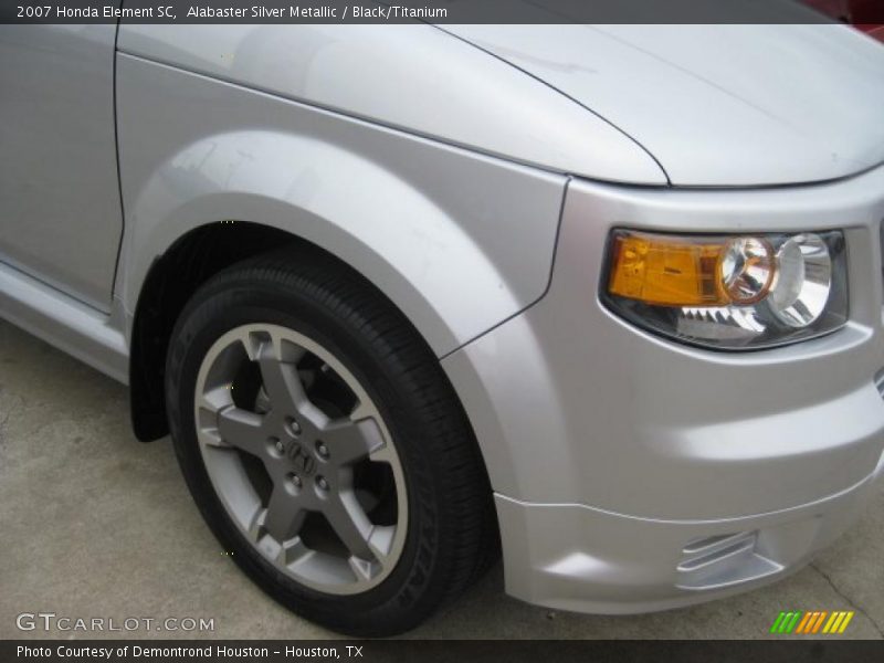 Alabaster Silver Metallic / Black/Titanium 2007 Honda Element SC