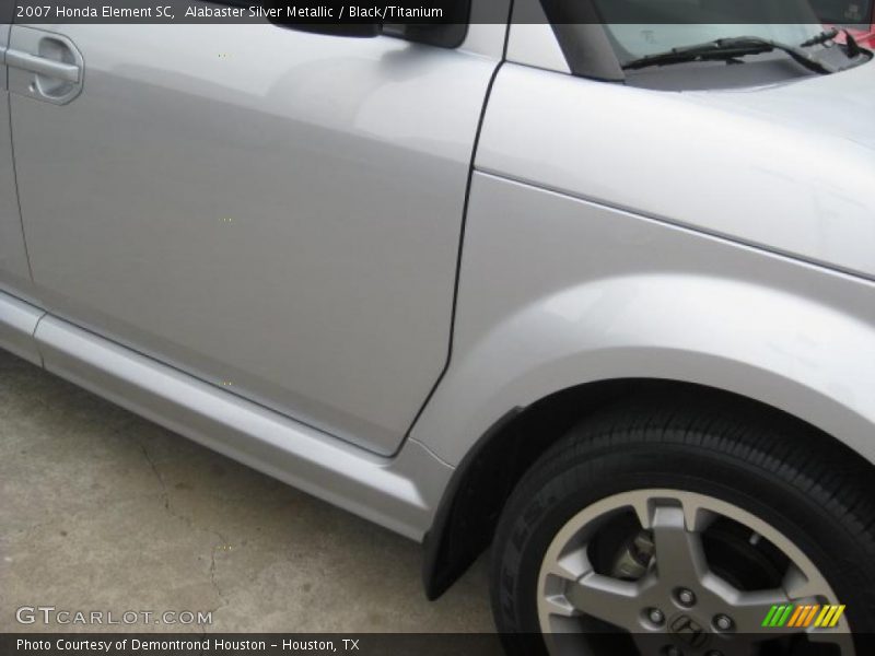 Alabaster Silver Metallic / Black/Titanium 2007 Honda Element SC