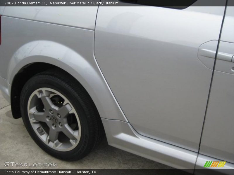 Alabaster Silver Metallic / Black/Titanium 2007 Honda Element SC