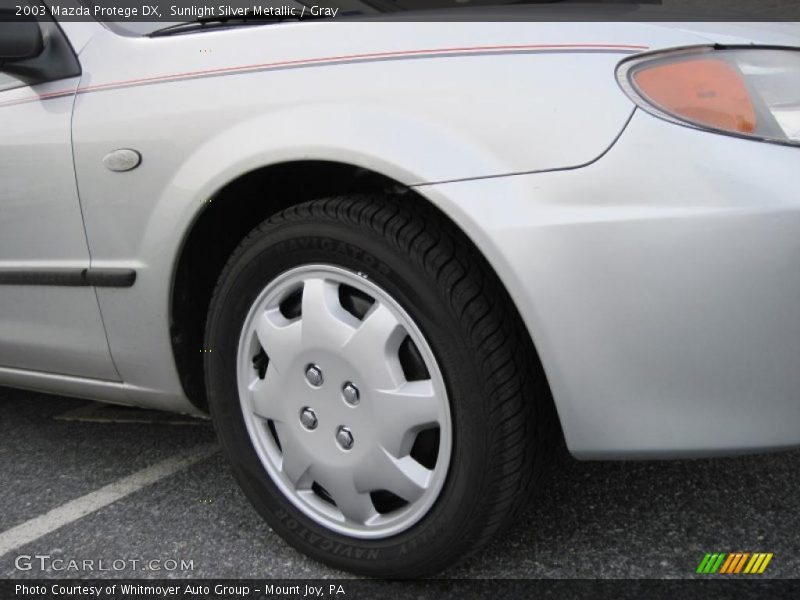 Sunlight Silver Metallic / Gray 2003 Mazda Protege DX
