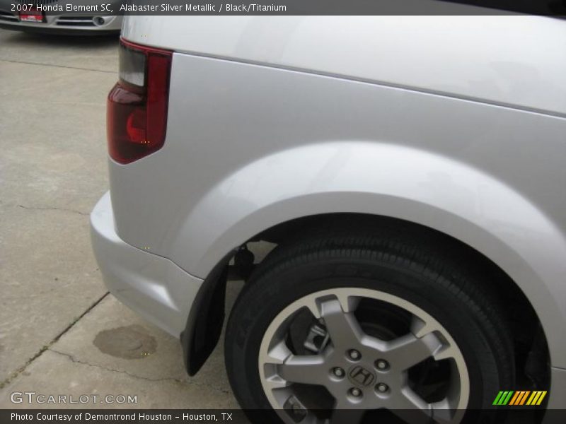 Alabaster Silver Metallic / Black/Titanium 2007 Honda Element SC