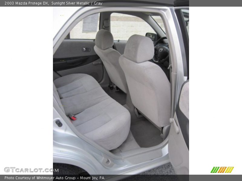 Sunlight Silver Metallic / Gray 2003 Mazda Protege DX
