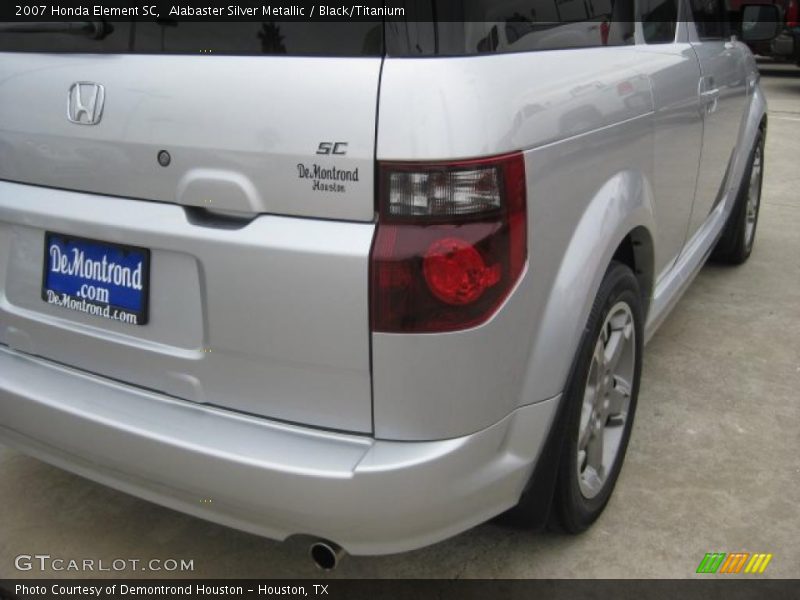 Alabaster Silver Metallic / Black/Titanium 2007 Honda Element SC
