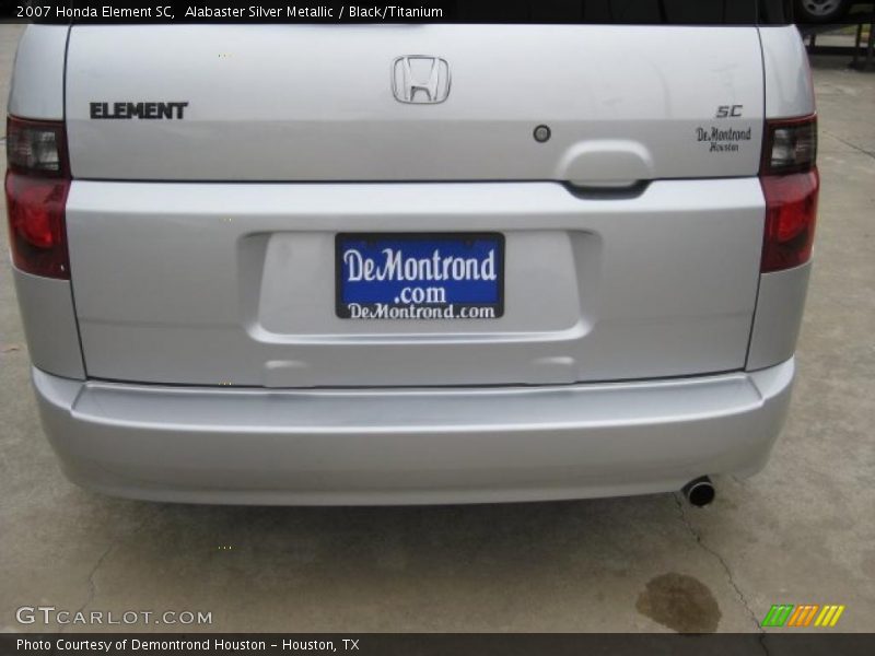 Alabaster Silver Metallic / Black/Titanium 2007 Honda Element SC