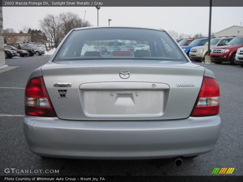 Sunlight Silver Metallic / Gray 2003 Mazda Protege DX