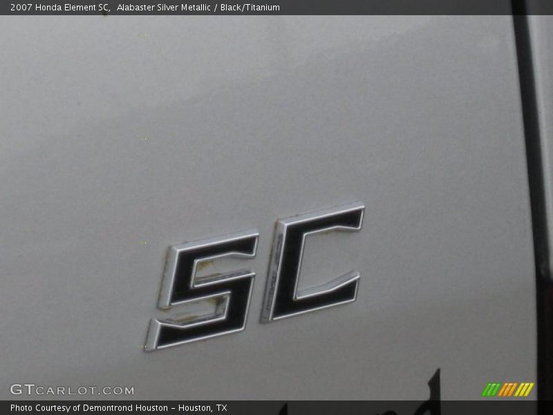 Alabaster Silver Metallic / Black/Titanium 2007 Honda Element SC