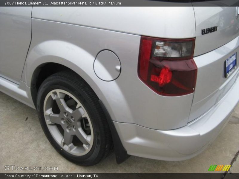 Alabaster Silver Metallic / Black/Titanium 2007 Honda Element SC