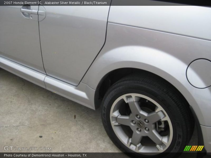 Alabaster Silver Metallic / Black/Titanium 2007 Honda Element SC