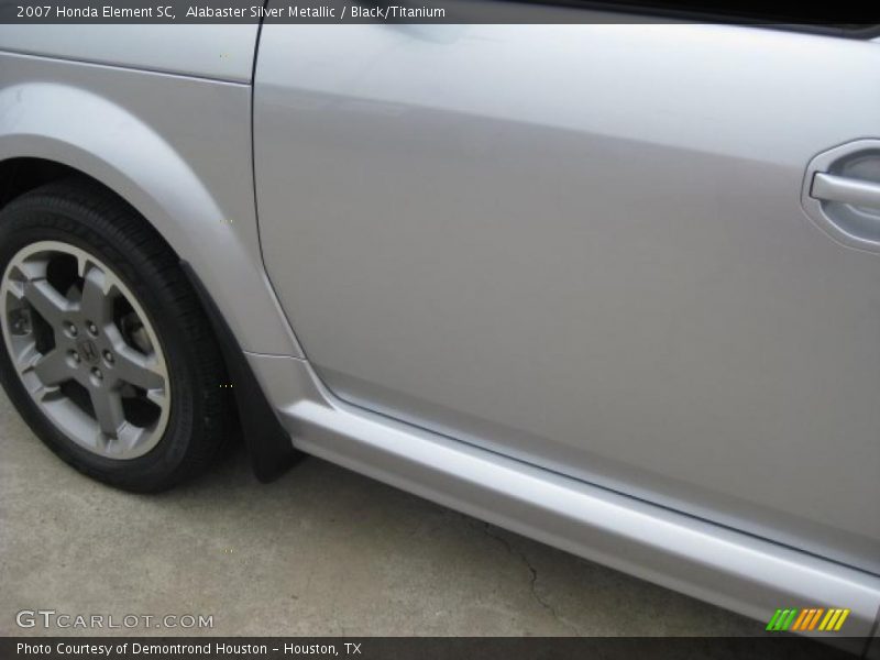 Alabaster Silver Metallic / Black/Titanium 2007 Honda Element SC