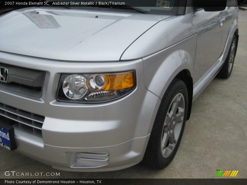 Alabaster Silver Metallic / Black/Titanium 2007 Honda Element SC