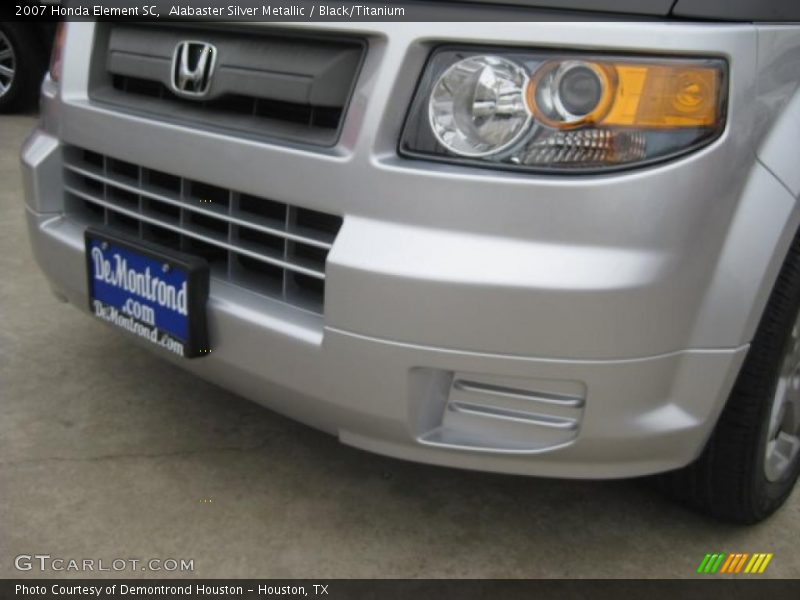 Alabaster Silver Metallic / Black/Titanium 2007 Honda Element SC