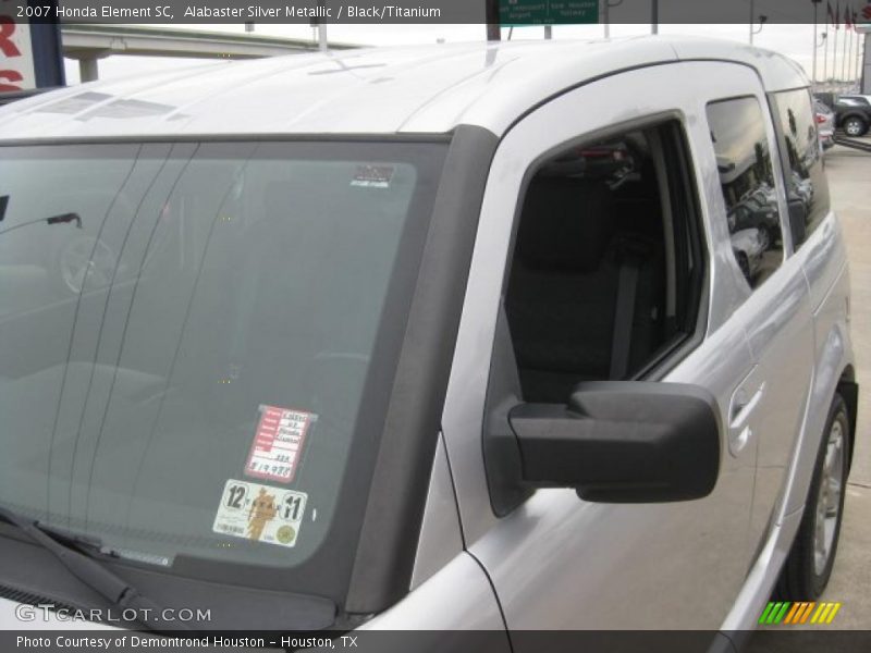Alabaster Silver Metallic / Black/Titanium 2007 Honda Element SC