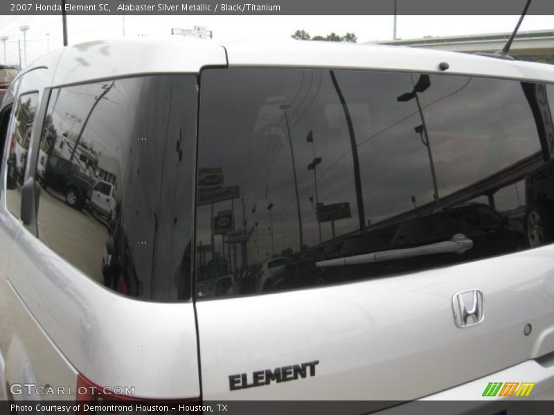 Alabaster Silver Metallic / Black/Titanium 2007 Honda Element SC