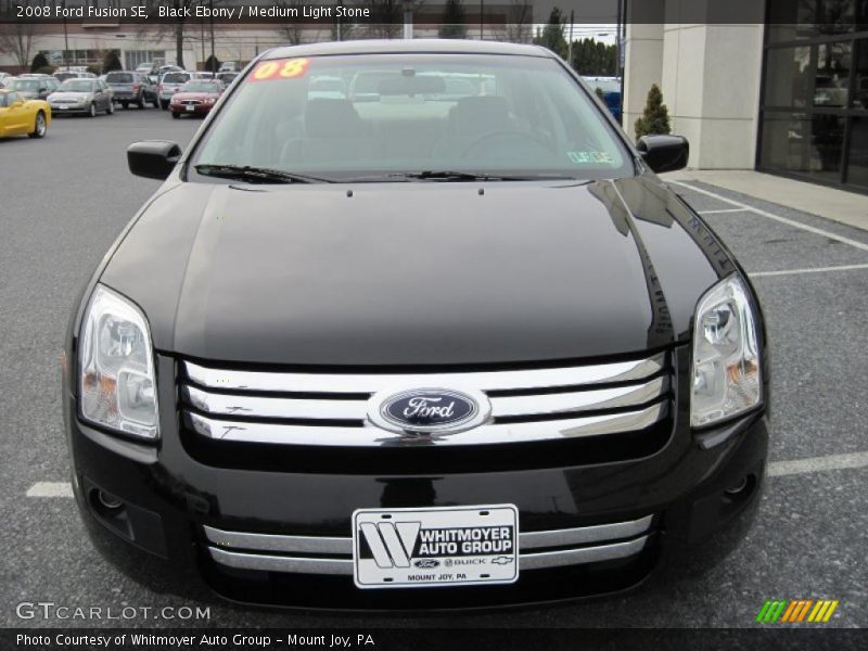 Black Ebony / Medium Light Stone 2008 Ford Fusion SE