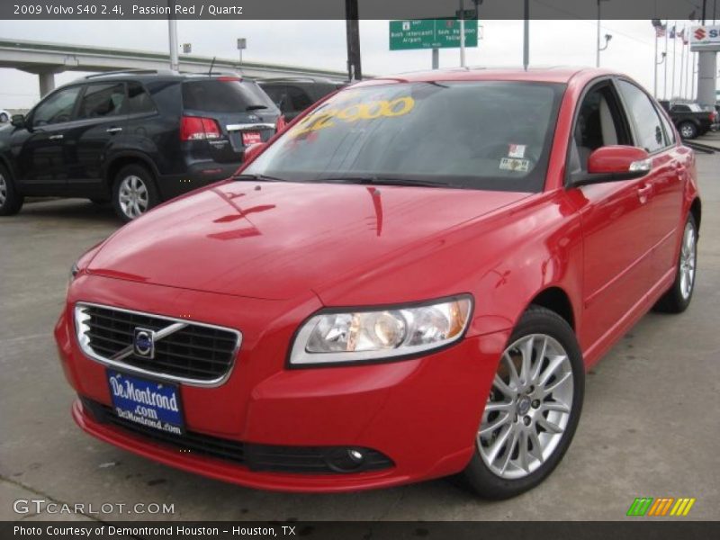 Passion Red / Quartz 2009 Volvo S40 2.4i