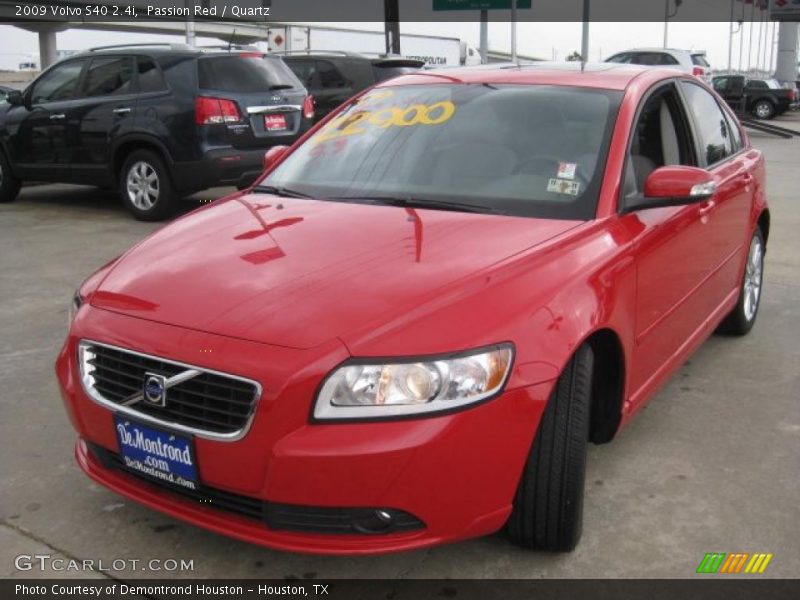 Passion Red / Quartz 2009 Volvo S40 2.4i