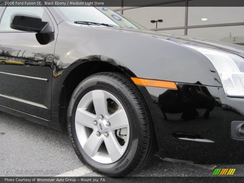 Black Ebony / Medium Light Stone 2008 Ford Fusion SE