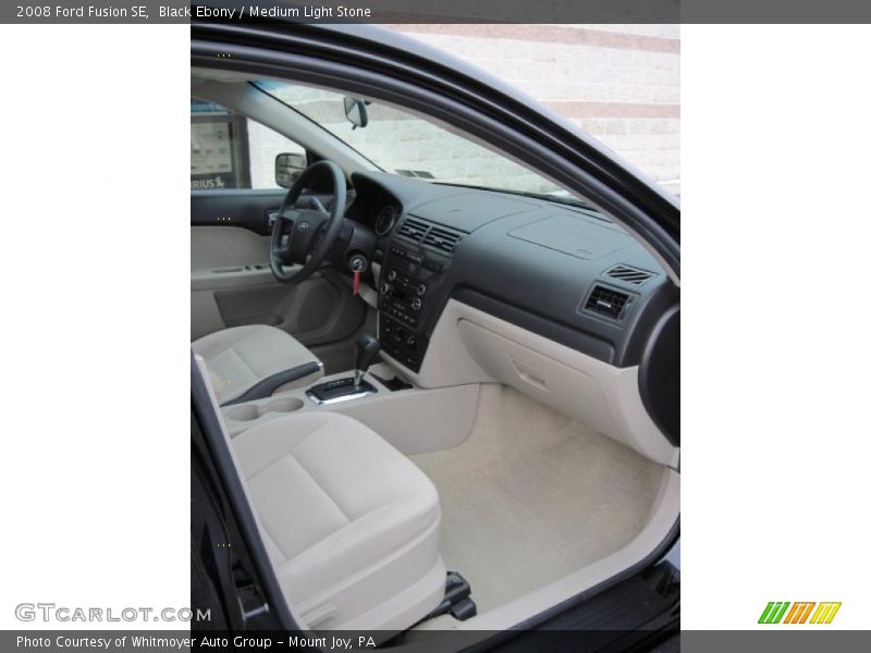 Black Ebony / Medium Light Stone 2008 Ford Fusion SE