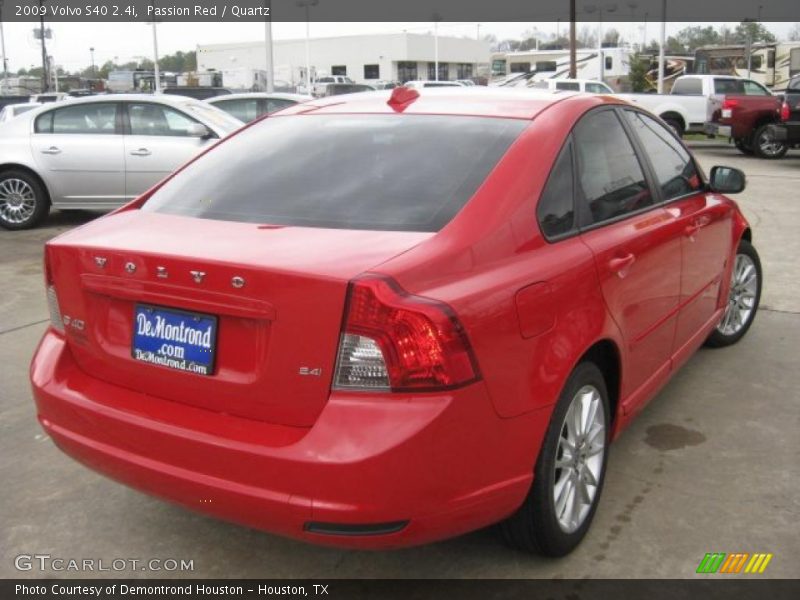 Passion Red / Quartz 2009 Volvo S40 2.4i