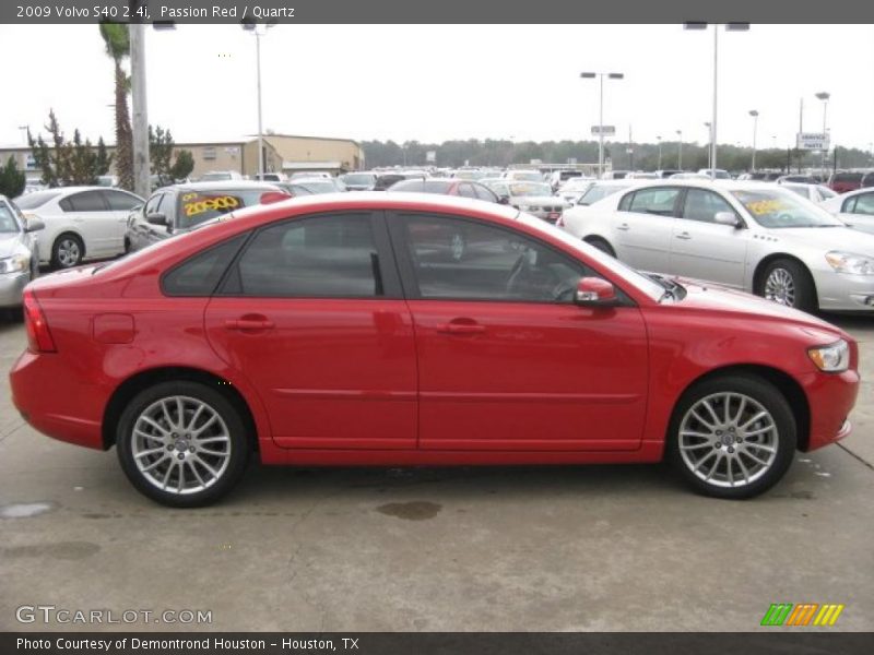 Passion Red / Quartz 2009 Volvo S40 2.4i