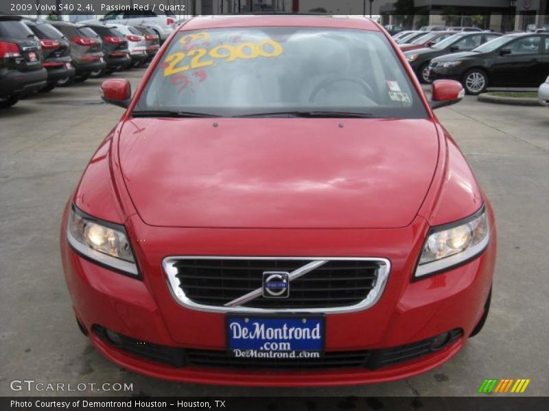 Passion Red / Quartz 2009 Volvo S40 2.4i