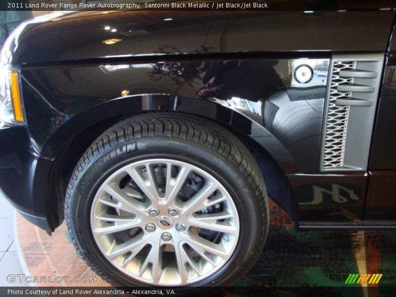 Santorini Black Metallic / Jet Black/Jet Black 2011 Land Rover Range Rover Autobiography