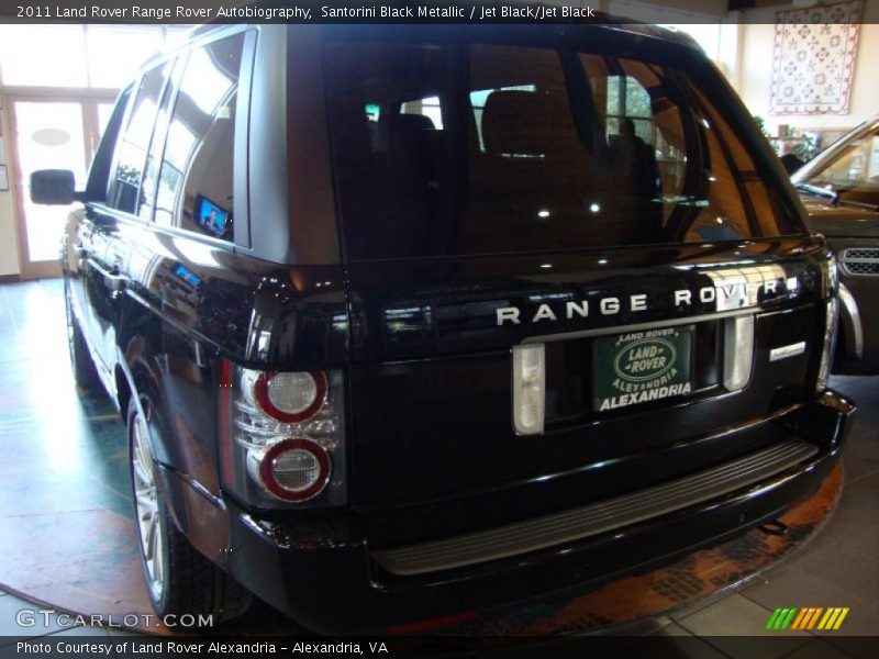 Santorini Black Metallic / Jet Black/Jet Black 2011 Land Rover Range Rover Autobiography